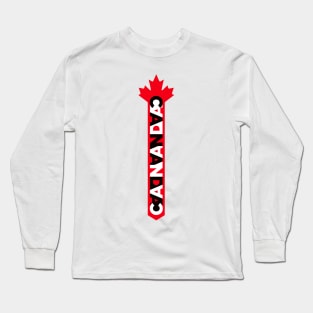 Canada 2 color ambigram Long Sleeve T-Shirt